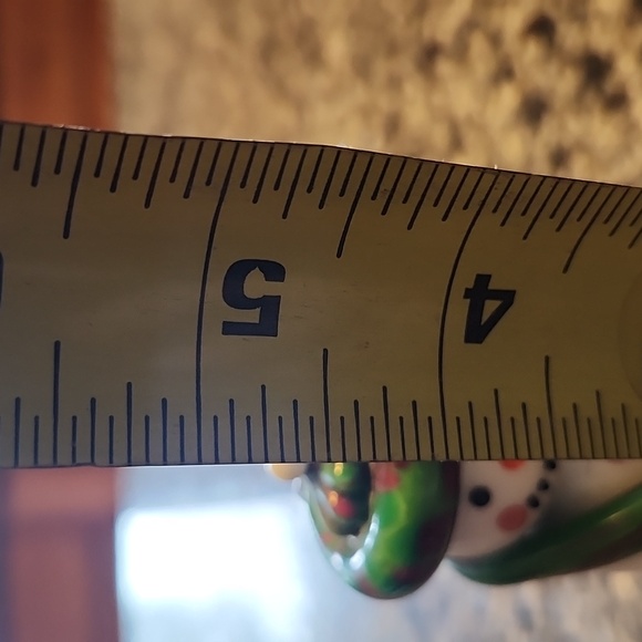 Corning NY Vitrix Hot Glass Studio Snowman Figurine - Picture 9 of 10